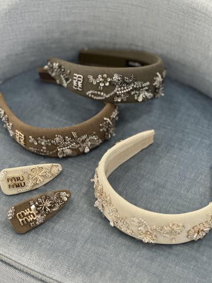 Miu Beaded and Beaded Hair Accessories