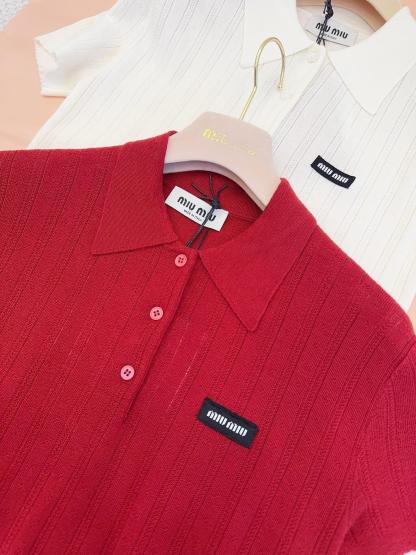 Miupolo Knit Short Sleeve