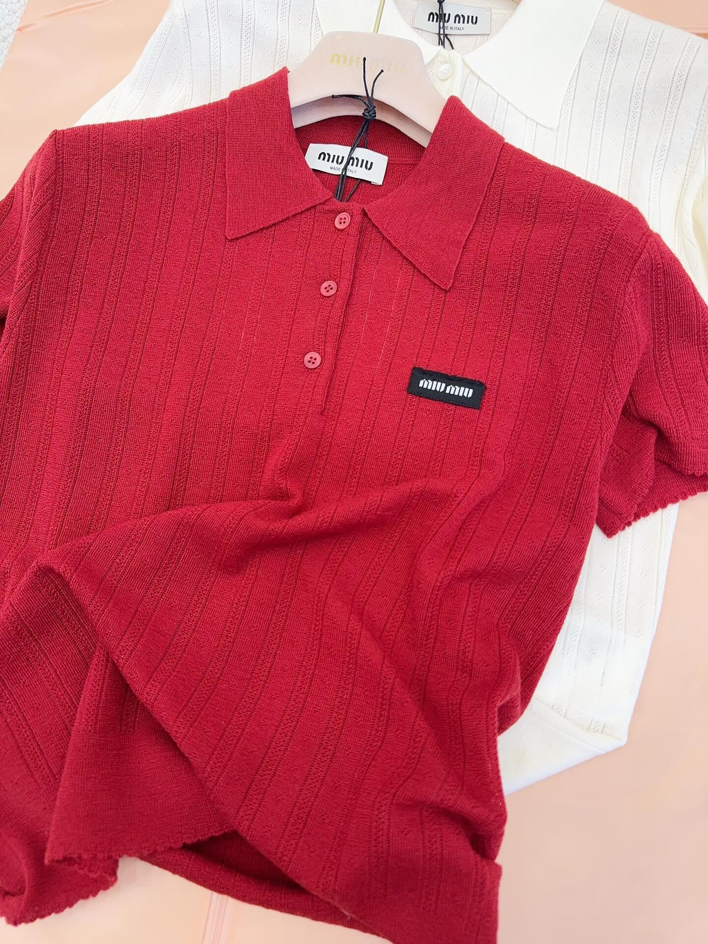 Miupolo Knit Short Sleeve