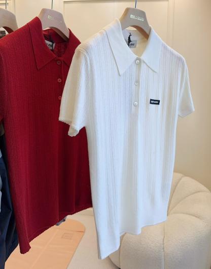 Miupolo Knit Short Sleeve