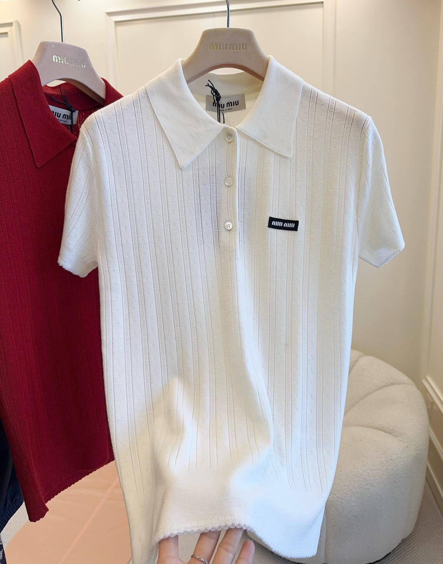 Miupolo Knit Short Sleeve