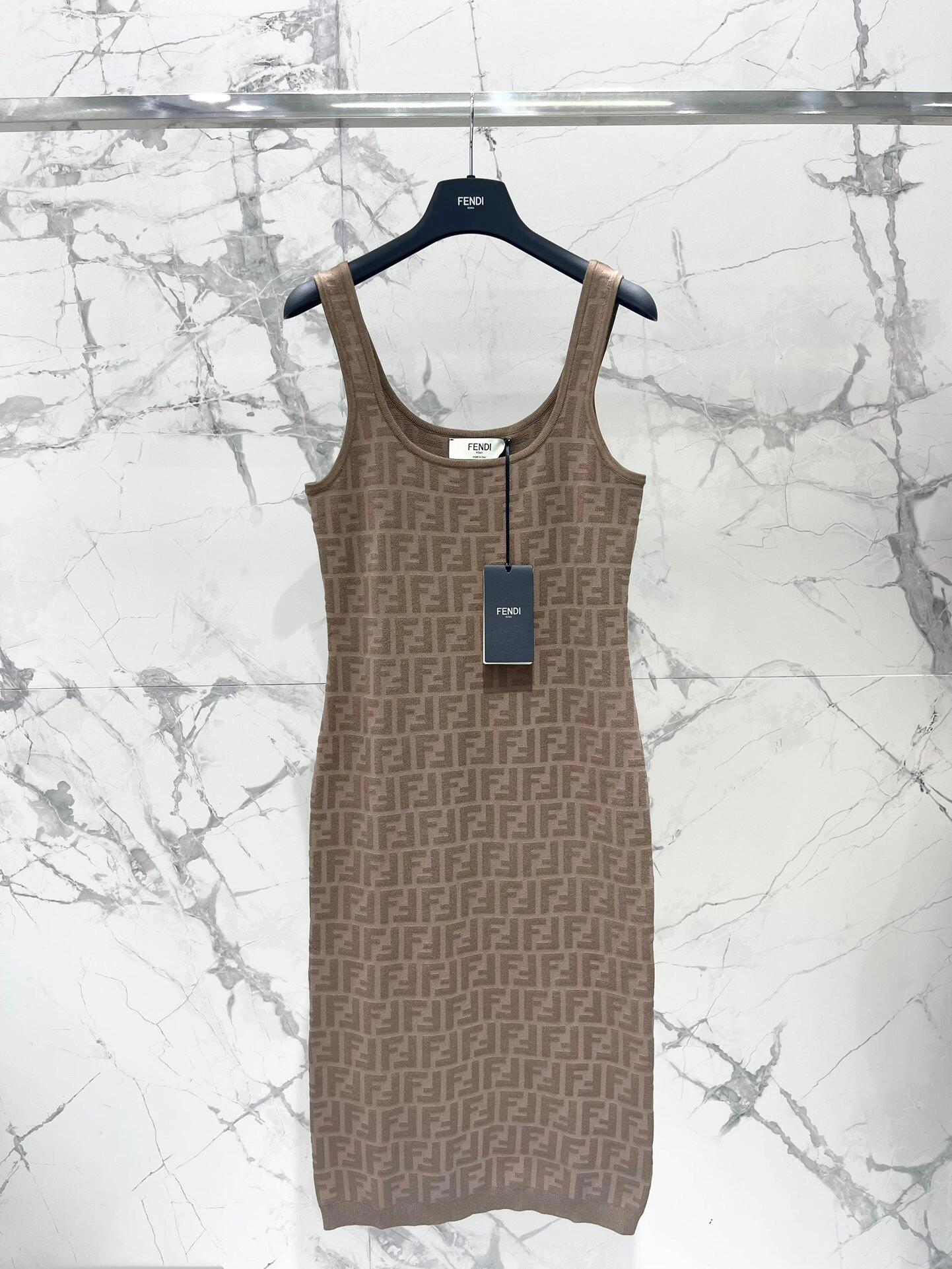 Fedi Knit Collection Halter Dress