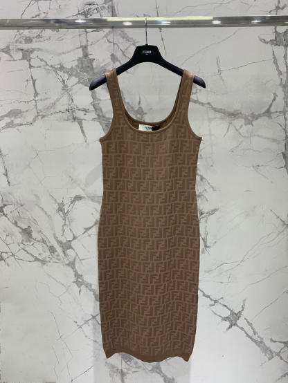 Fedi Knit Collection Halter Dress
