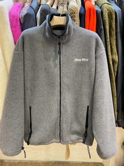 miu shaker gray jacket