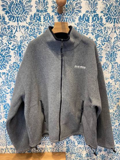miu shaker gray jacket