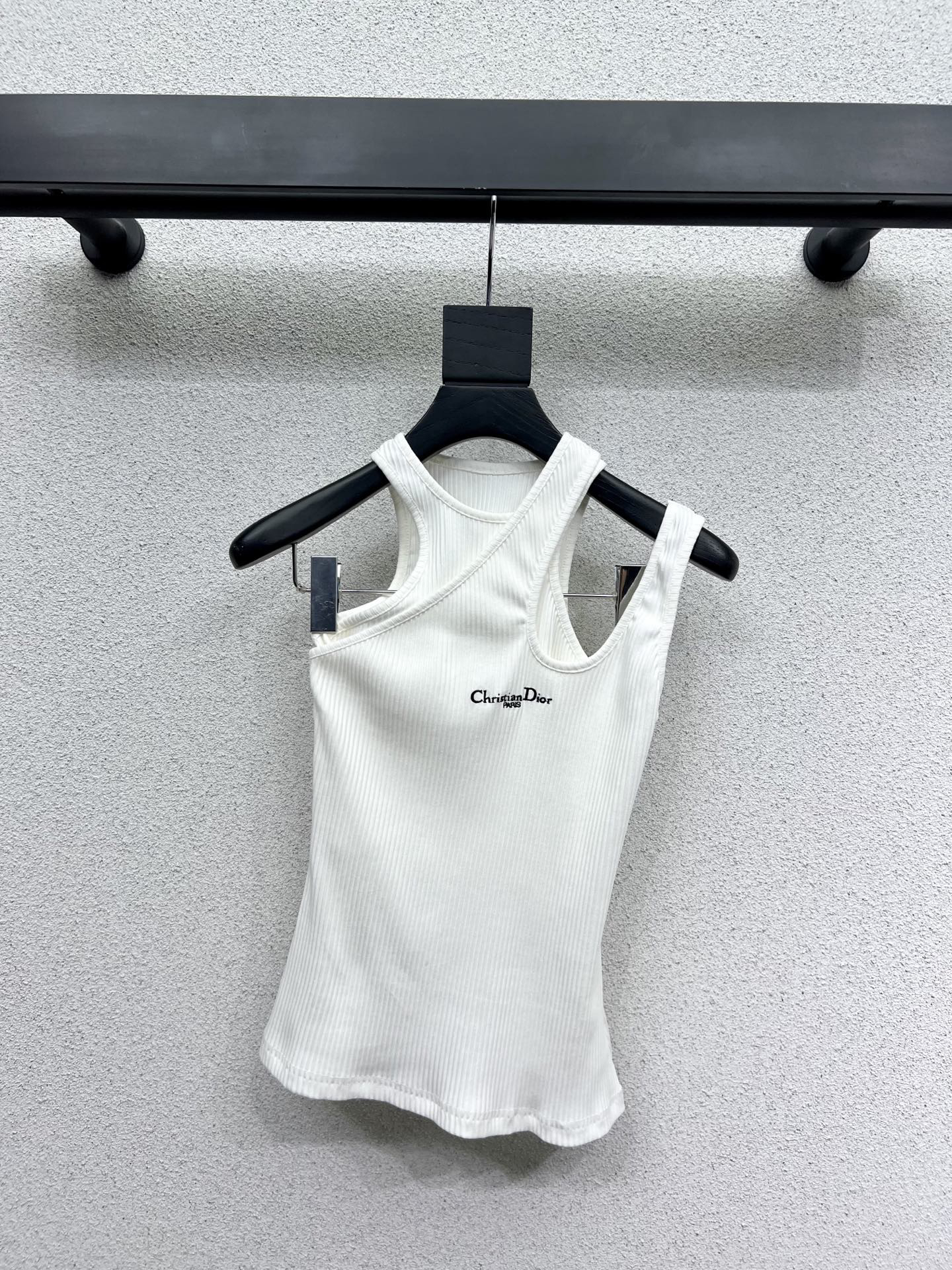 DIO25SS False Two Piece Monogrammed Embroidered Vest