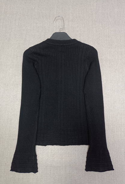 CHANE25SS Slim Fit Knitted Cotton Cardigan