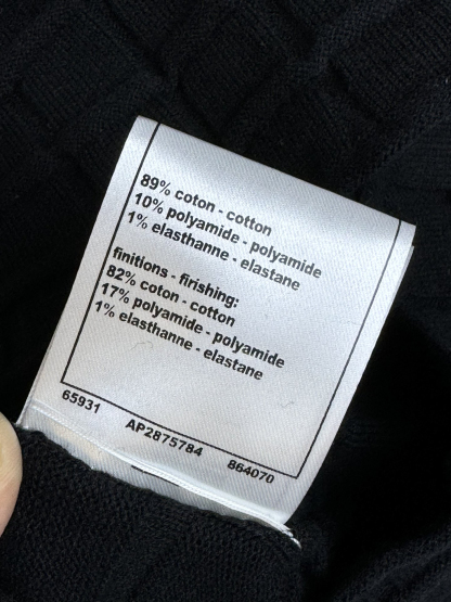 CHANE25SS horizontal knit dress