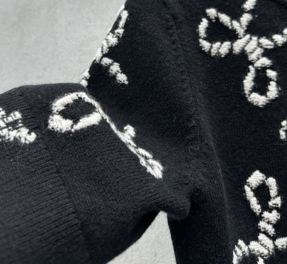 CHANE Floral Cashmere Short Sleeve Cardigan