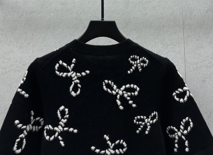 CHANE Floral Cashmere Short Sleeve Cardigan