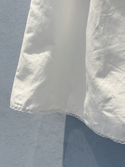 MIU25SS pleated lace bustier skirt