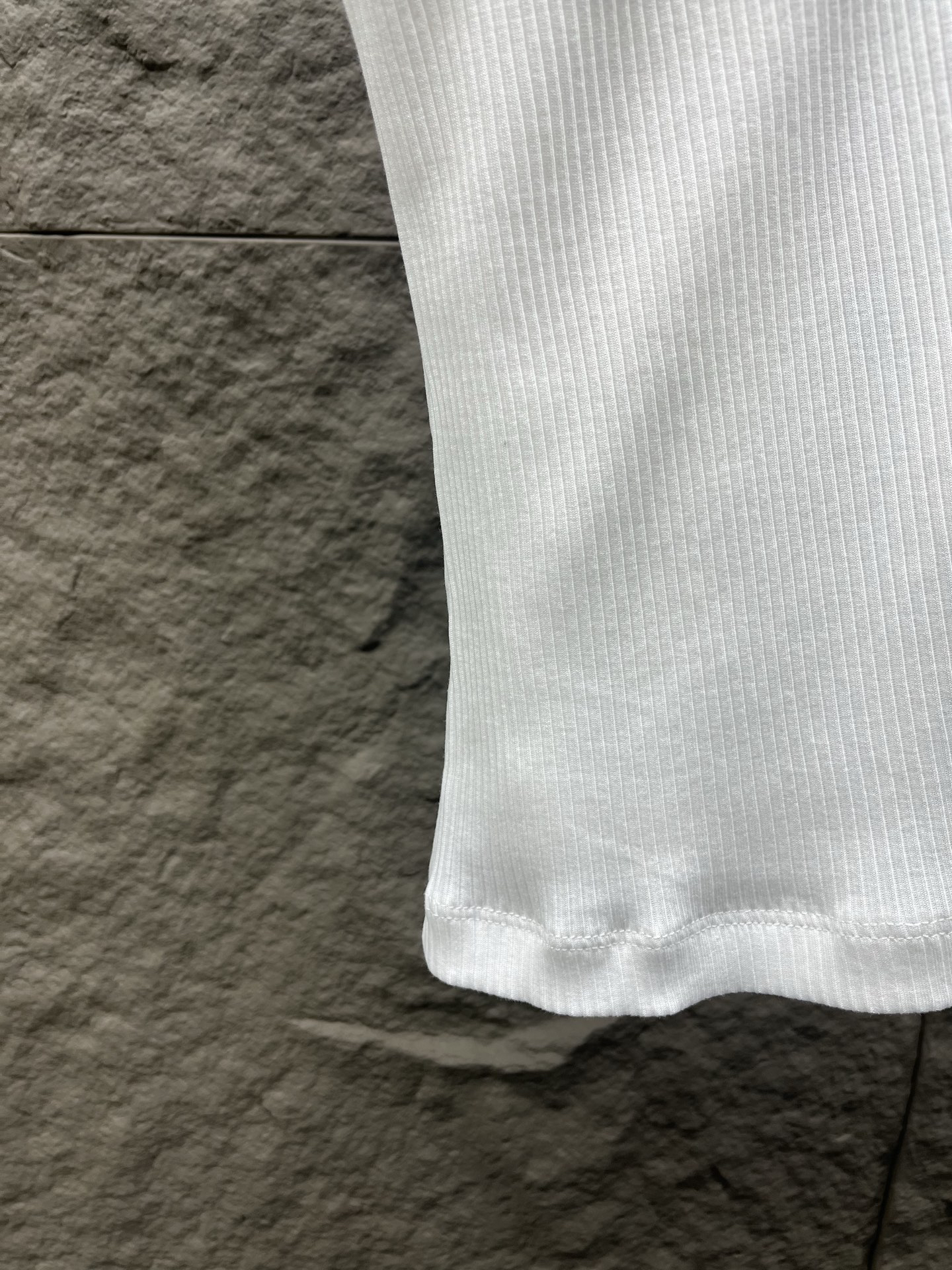 DOR monogrammed embroidered asymmetrical camisole