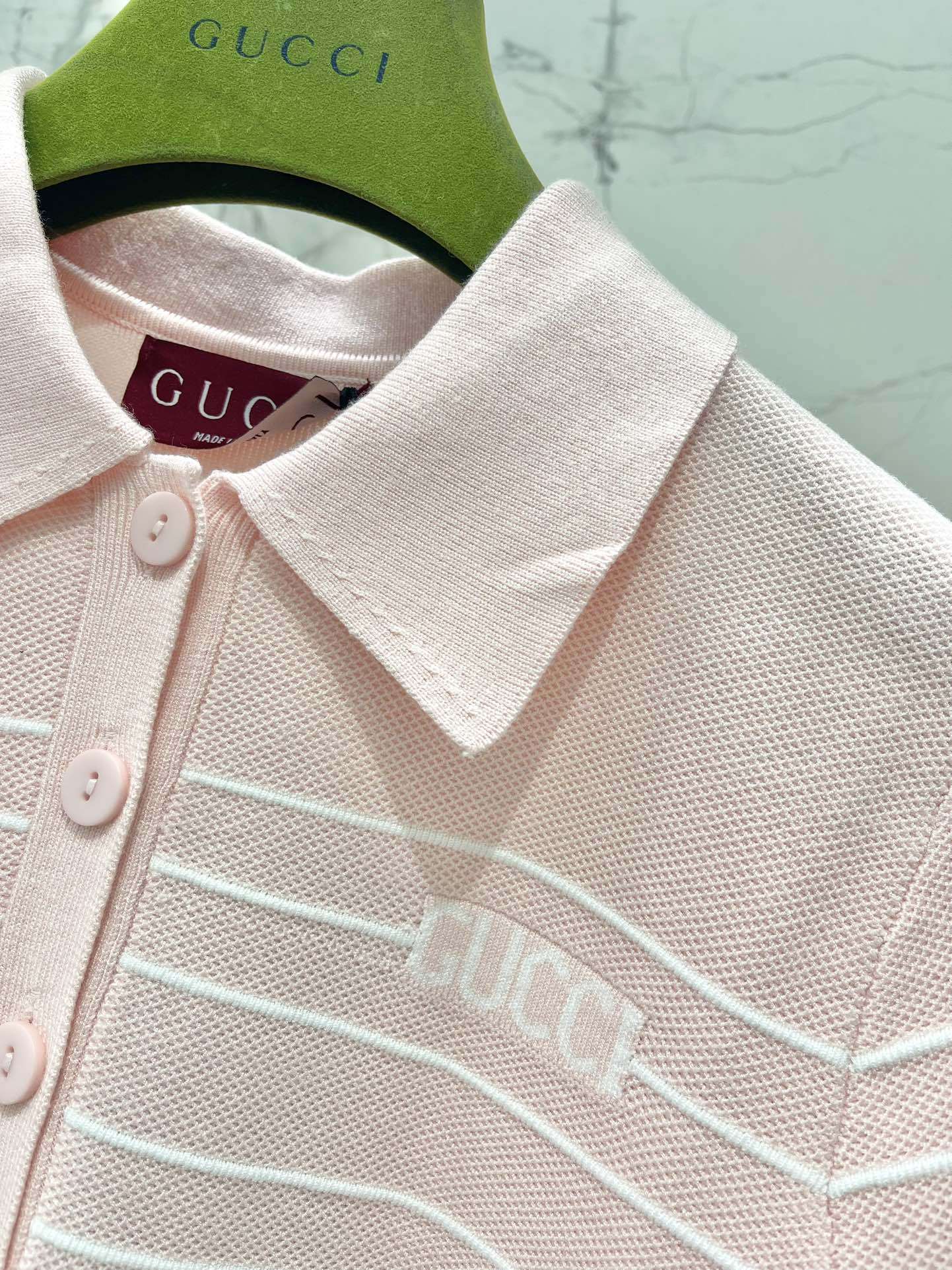 GG Embellished Appliqued Fabric Dress