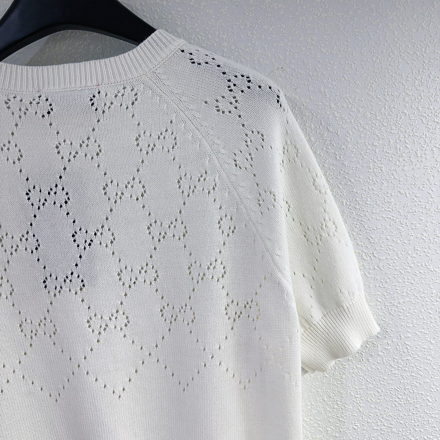 GG25 Cutout Knit Short Sleeve