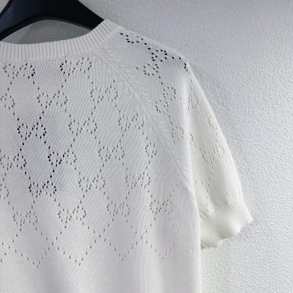 GG25 Cutout Knit Short Sleeve