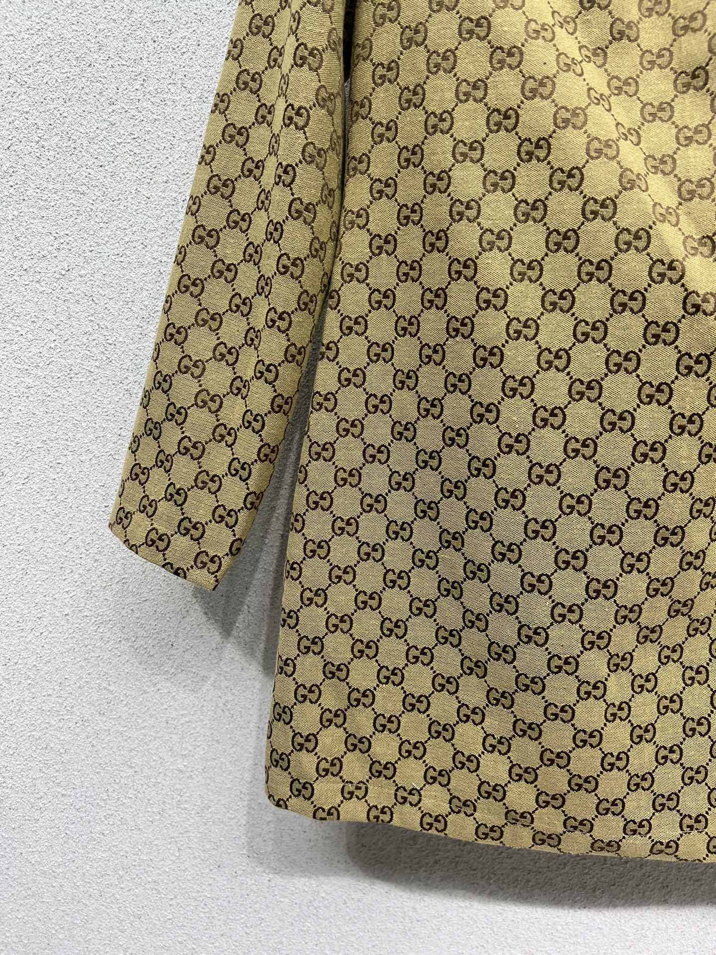 GG Khaki Jacquard Dress