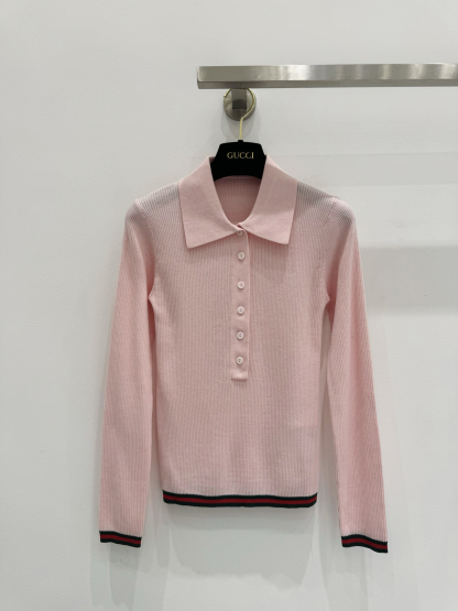 GG Pink Wrap Knit