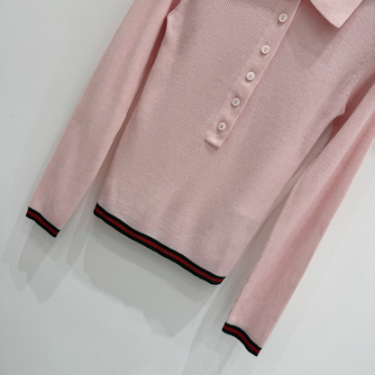 GG Pink Wrap Knit