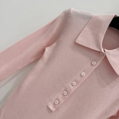 GG Pink Wrap Knit
