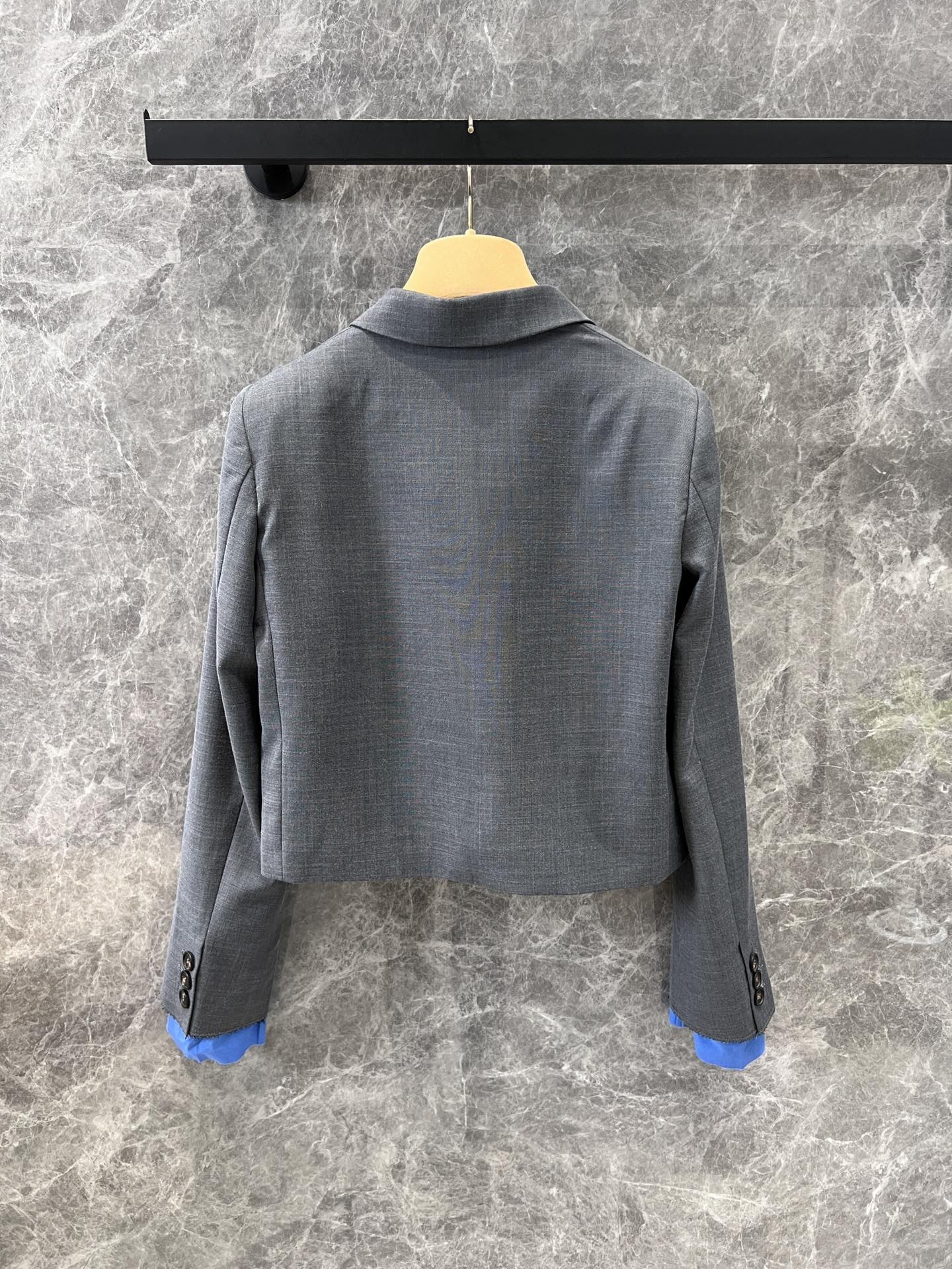 MIU blazer with blue trim