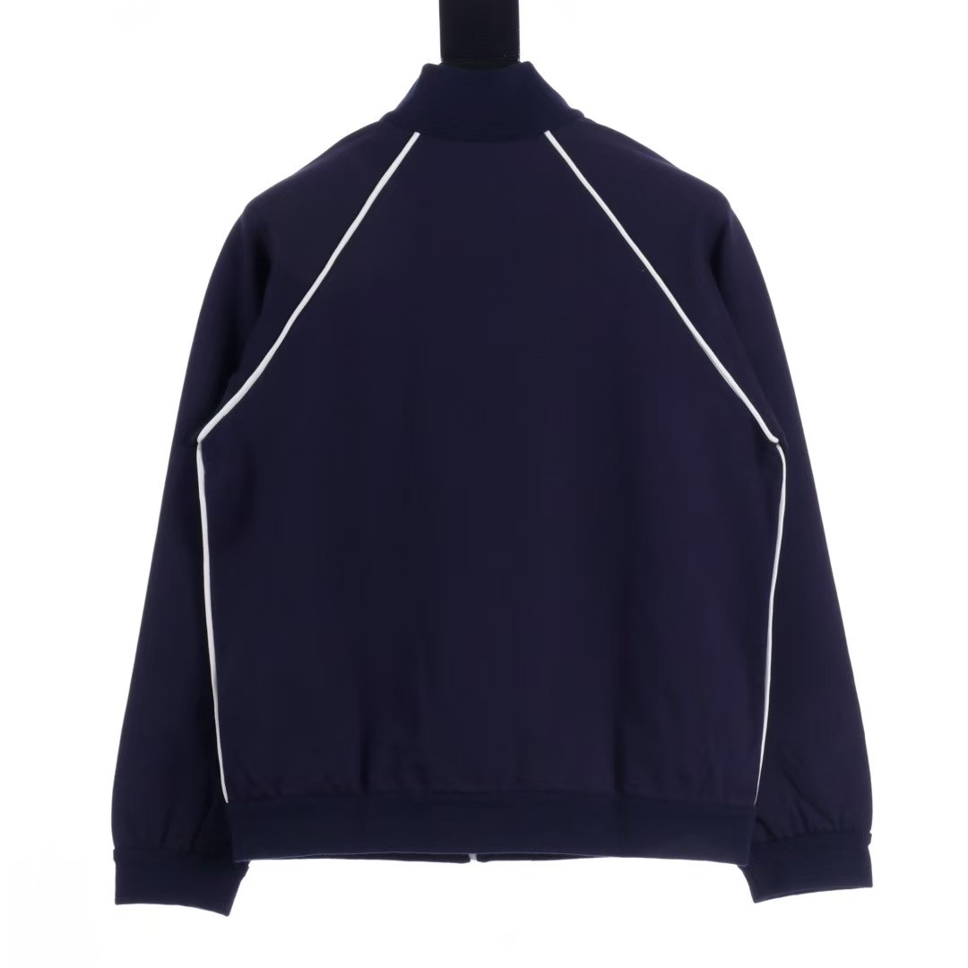 Miu Nylon Fleece Stand-Up Jacket Coat