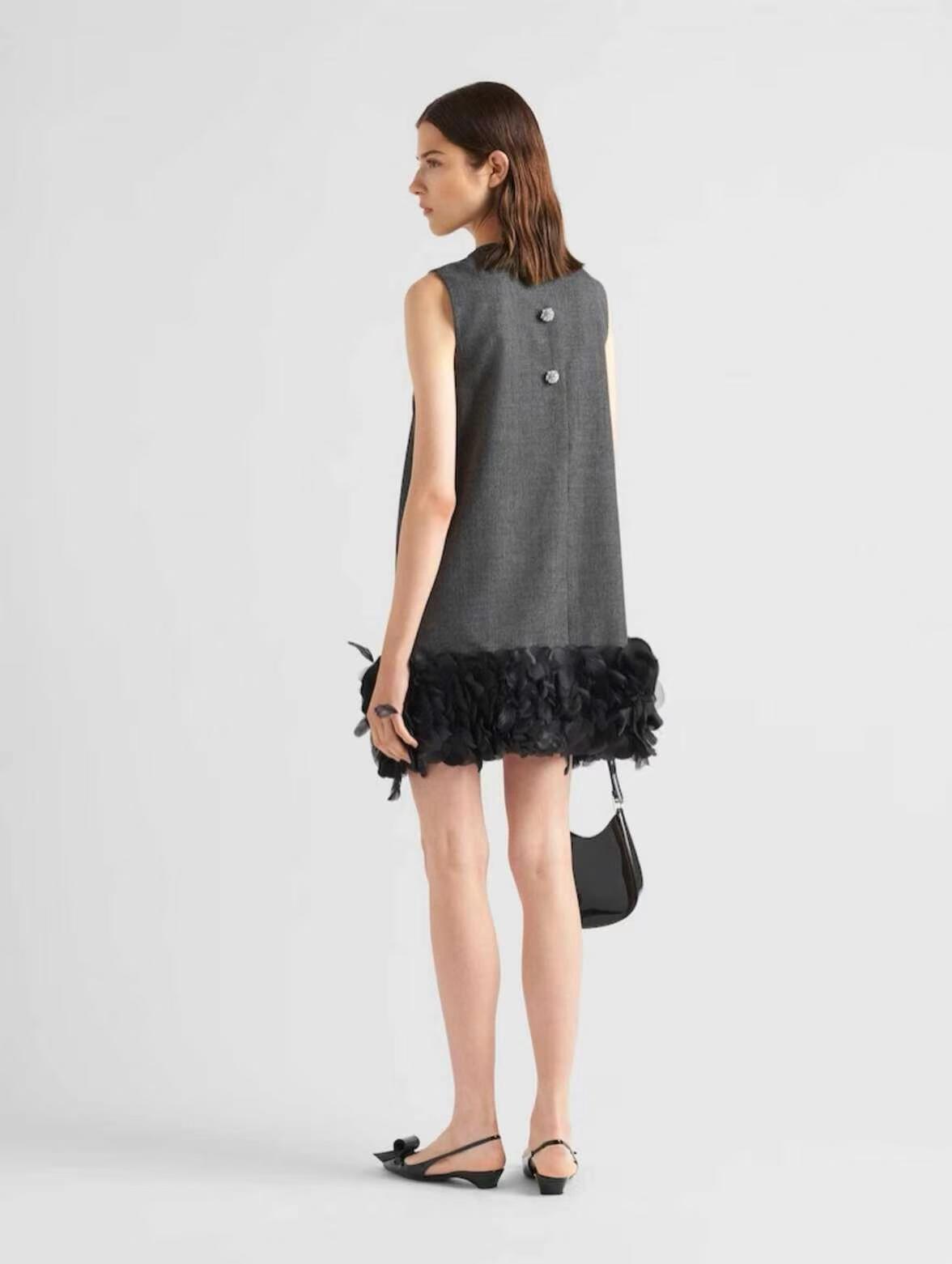 PRAD Lace Vest Dress