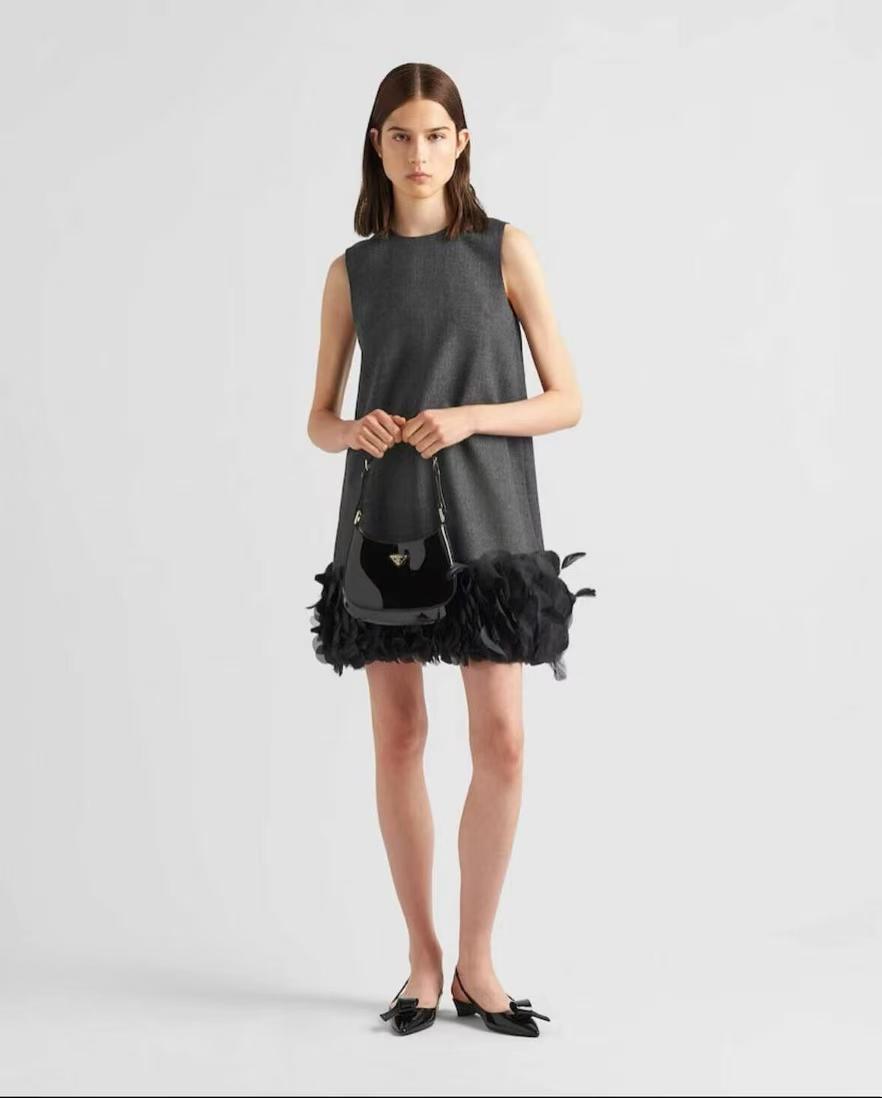 PRAD Lace Vest Dress
