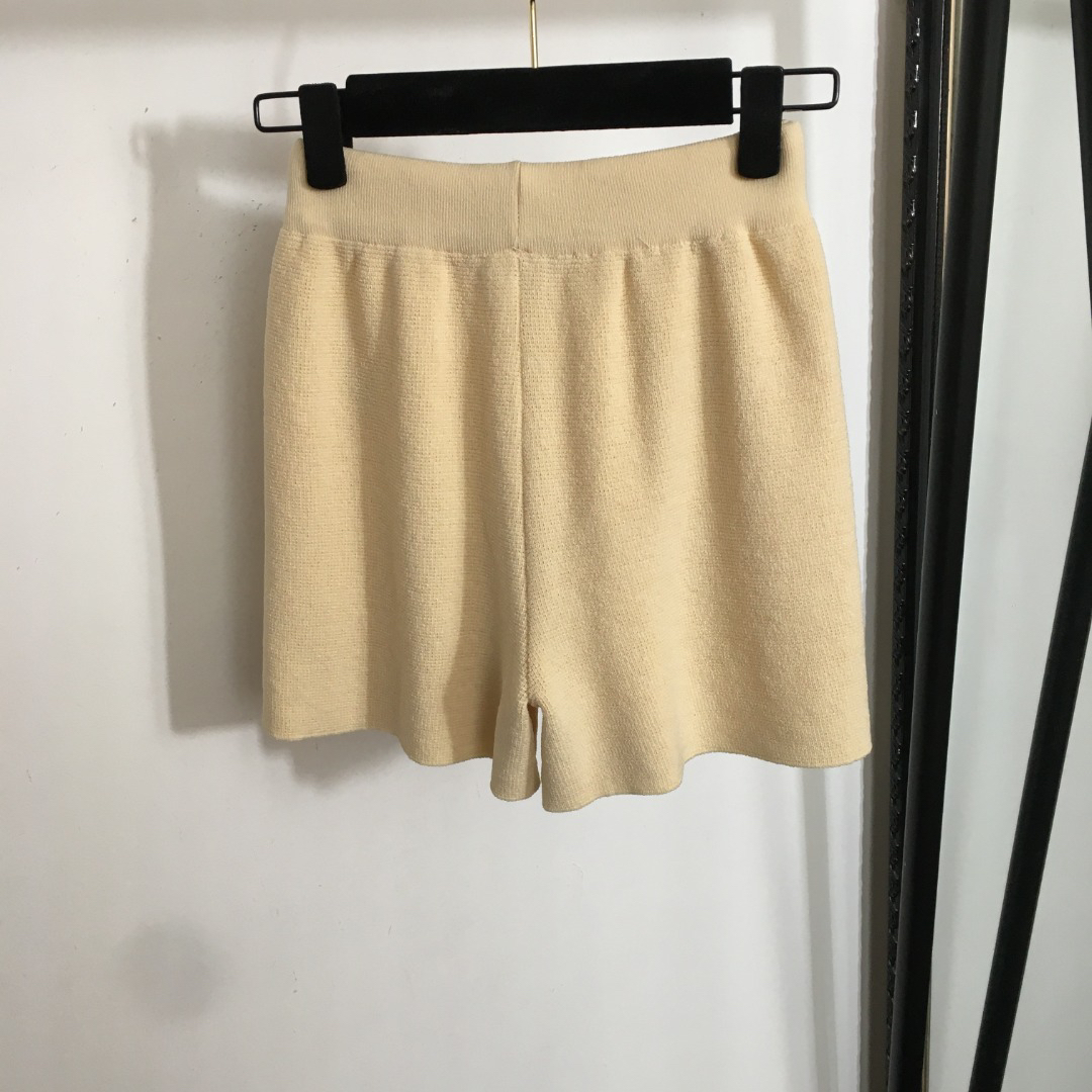 DIO25SS Embroidered Lapel Tank Top Shorts Set