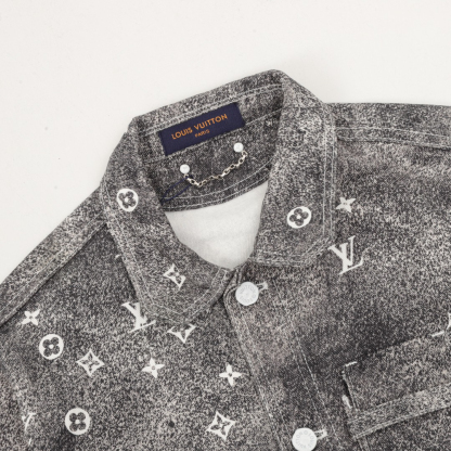 LU Star Rendered Aged Denim Jacket