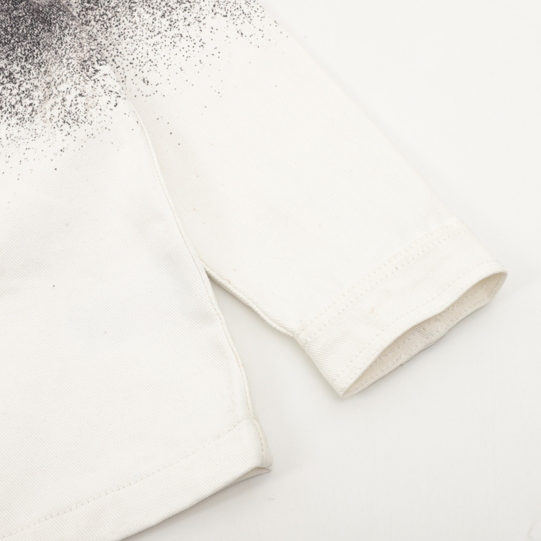 LU Star Rendered Aged Denim Jacket