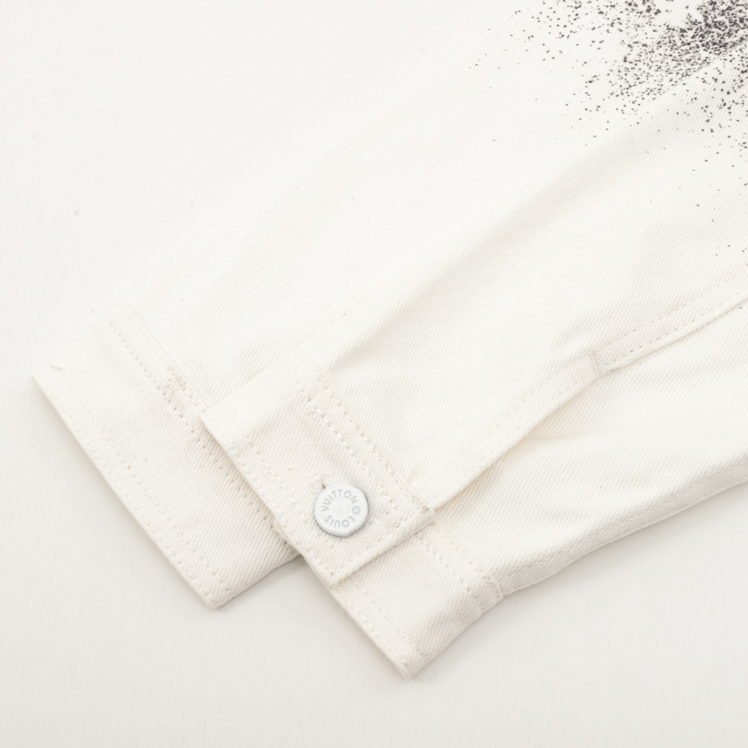 LU Star Rendered Aged Denim Jacket