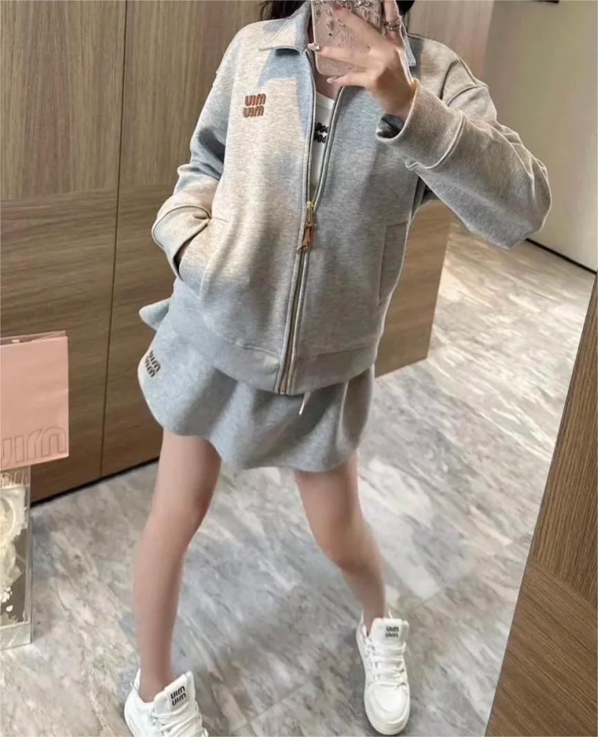 MIU Grey Space Cotton Jacket