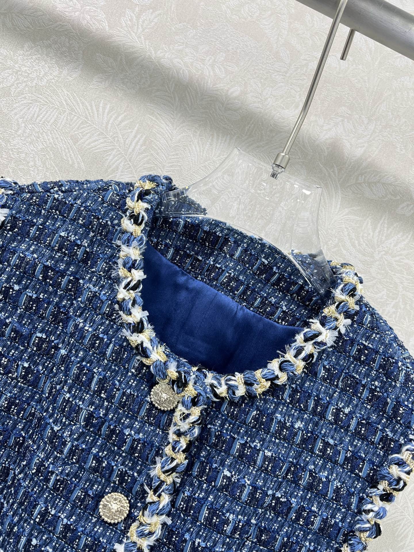 CC 25SS Blue textile vest