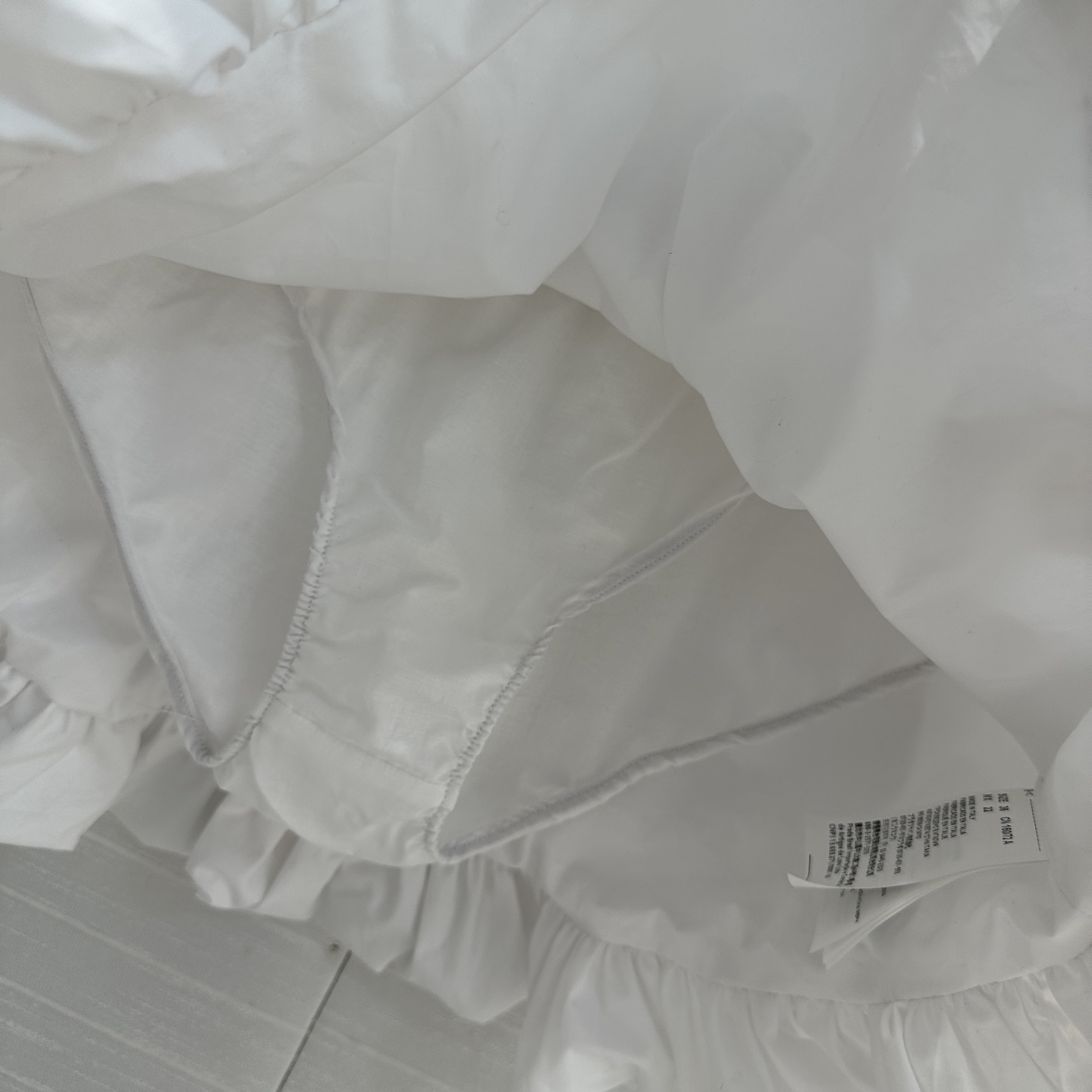 MIU Ballet Style False Two Piece Half Skirt