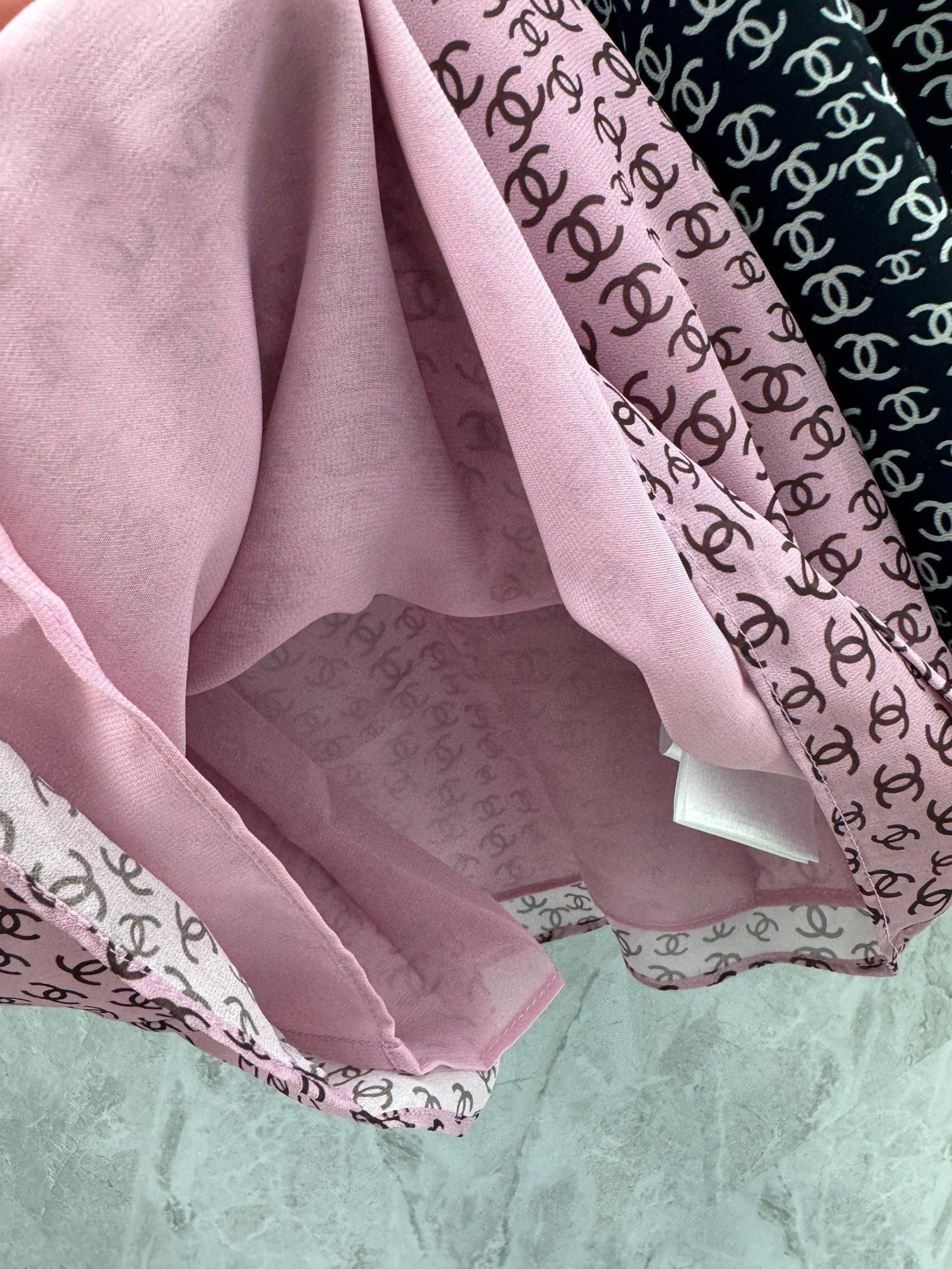 CHANE25SS double c all over print camisole top