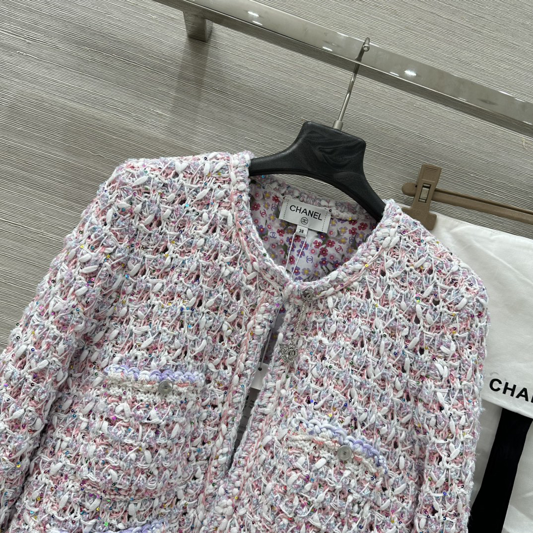 CHANE25SS colorful macaron cardigan