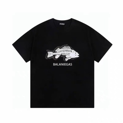 BA Fish Print Short Sleeve T-Shirt