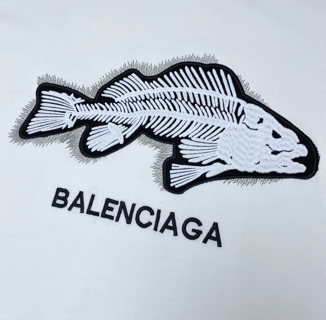 BA Fish Print Short Sleeve T-Shirt