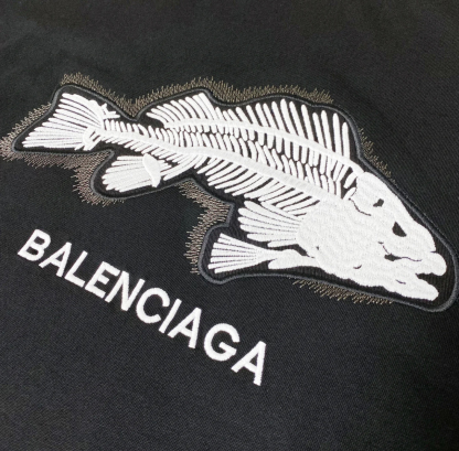 BA Fish Print Short Sleeve T-Shirt