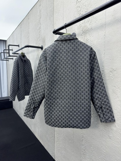 GG Printed Zipper Jacket