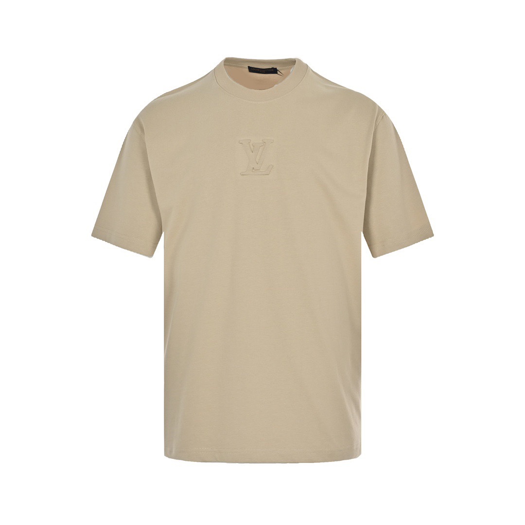 1V Embossed logo T-shirt