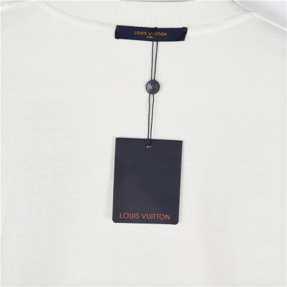 1V Mixed Dye Abstract Print Long Sleeve Knit Sweater