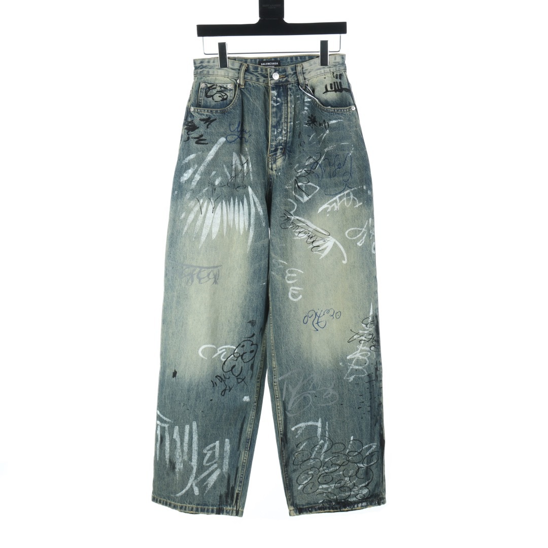 BA Graffiti Denim Trousers