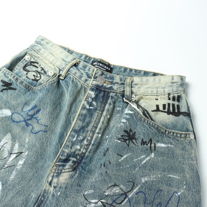 BA Graffiti Denim Trousers