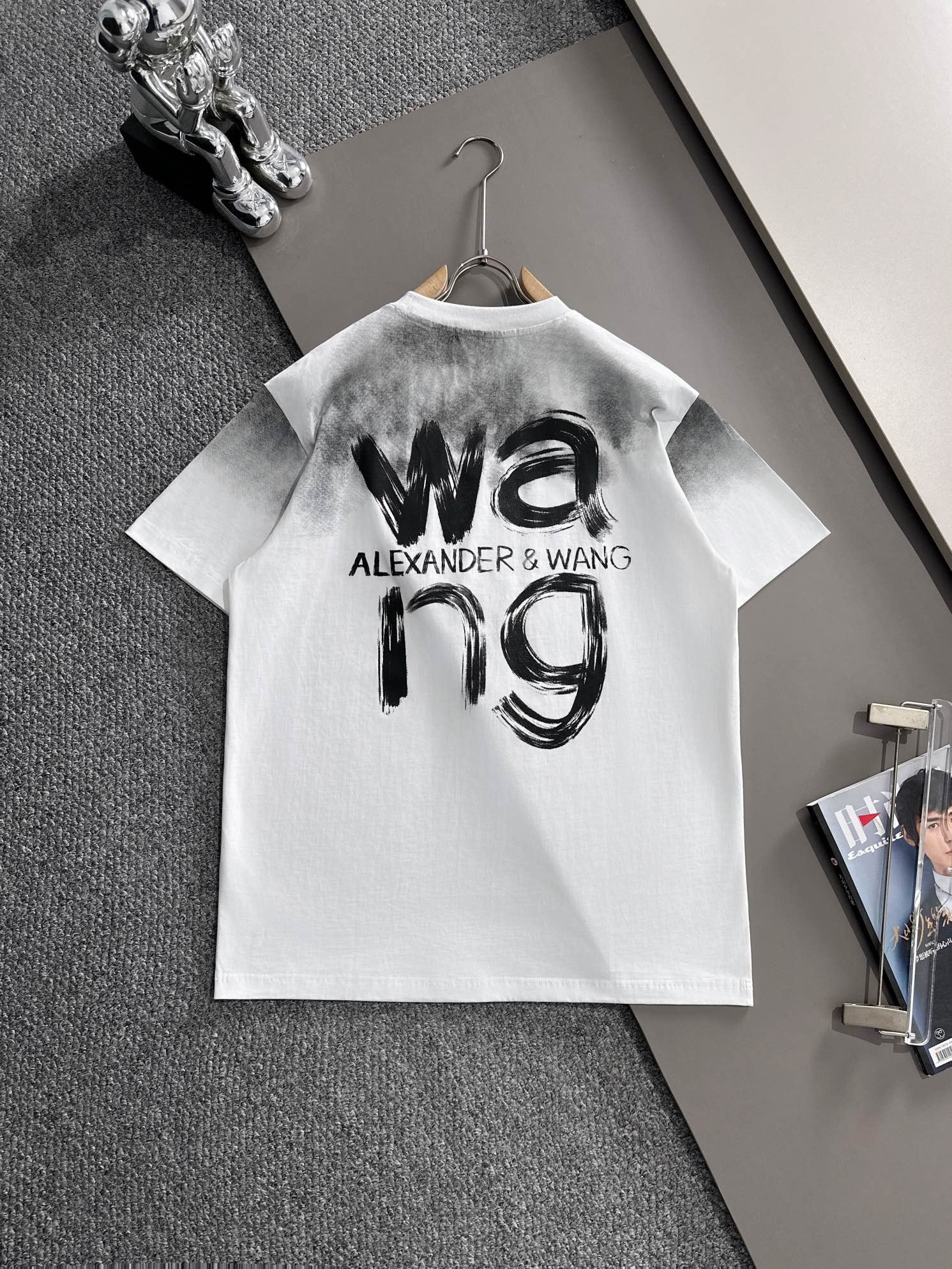 WANG short-sleeved shirt