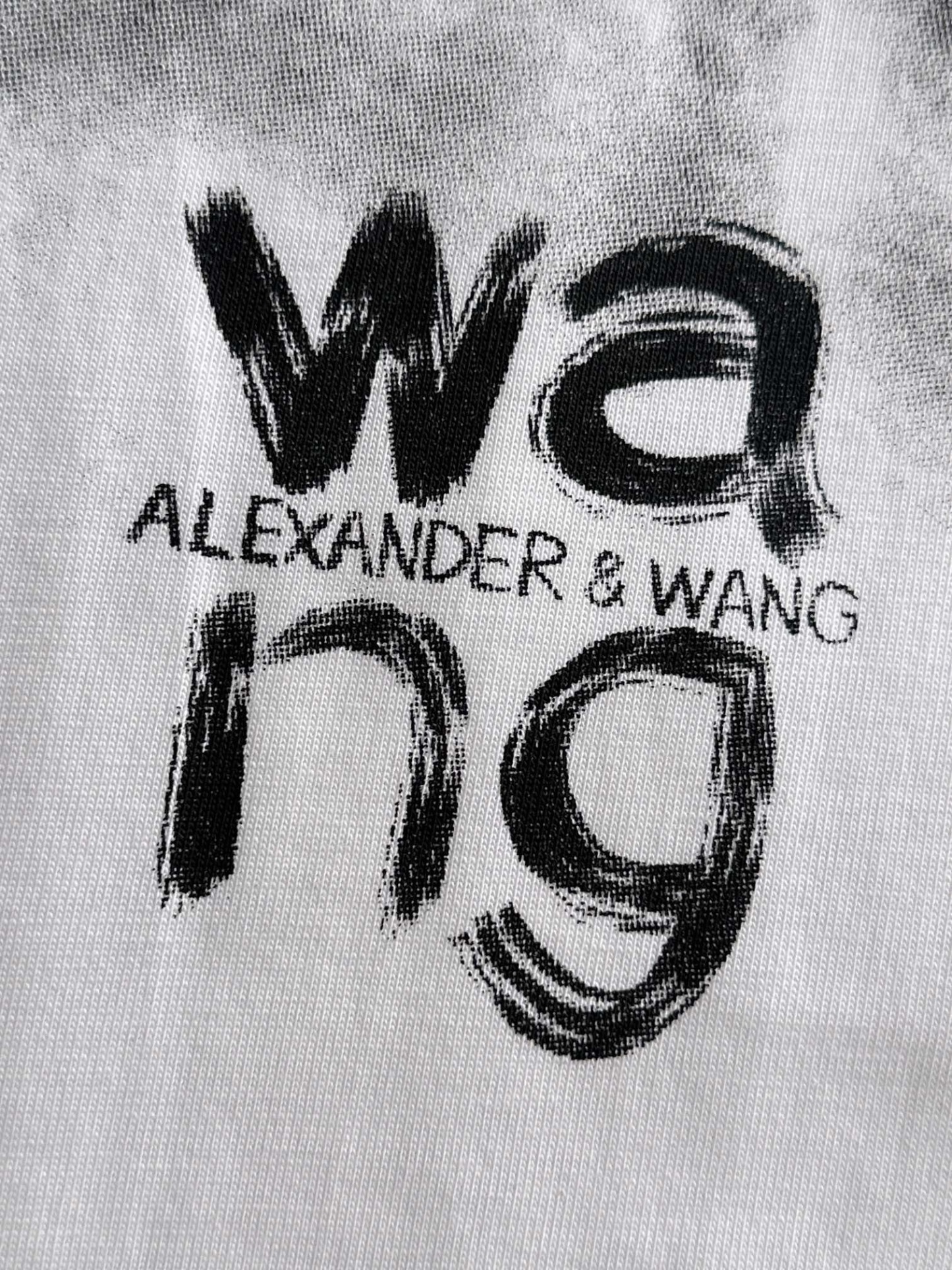 WANG short-sleeved shirt
