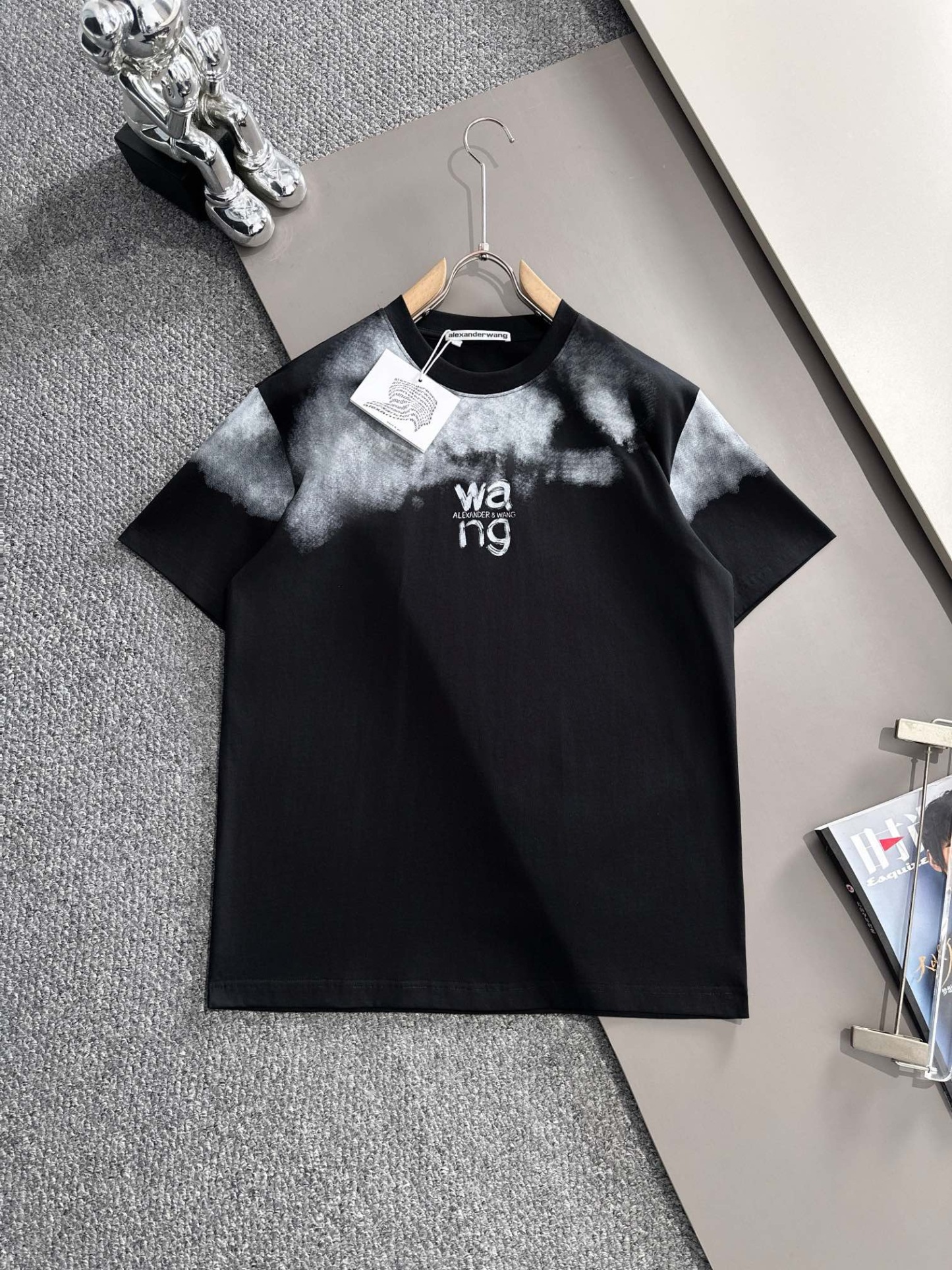 WANG short-sleeved shirt