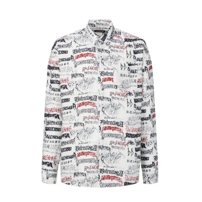 BA Full printed graffiti long sleeved shirt
