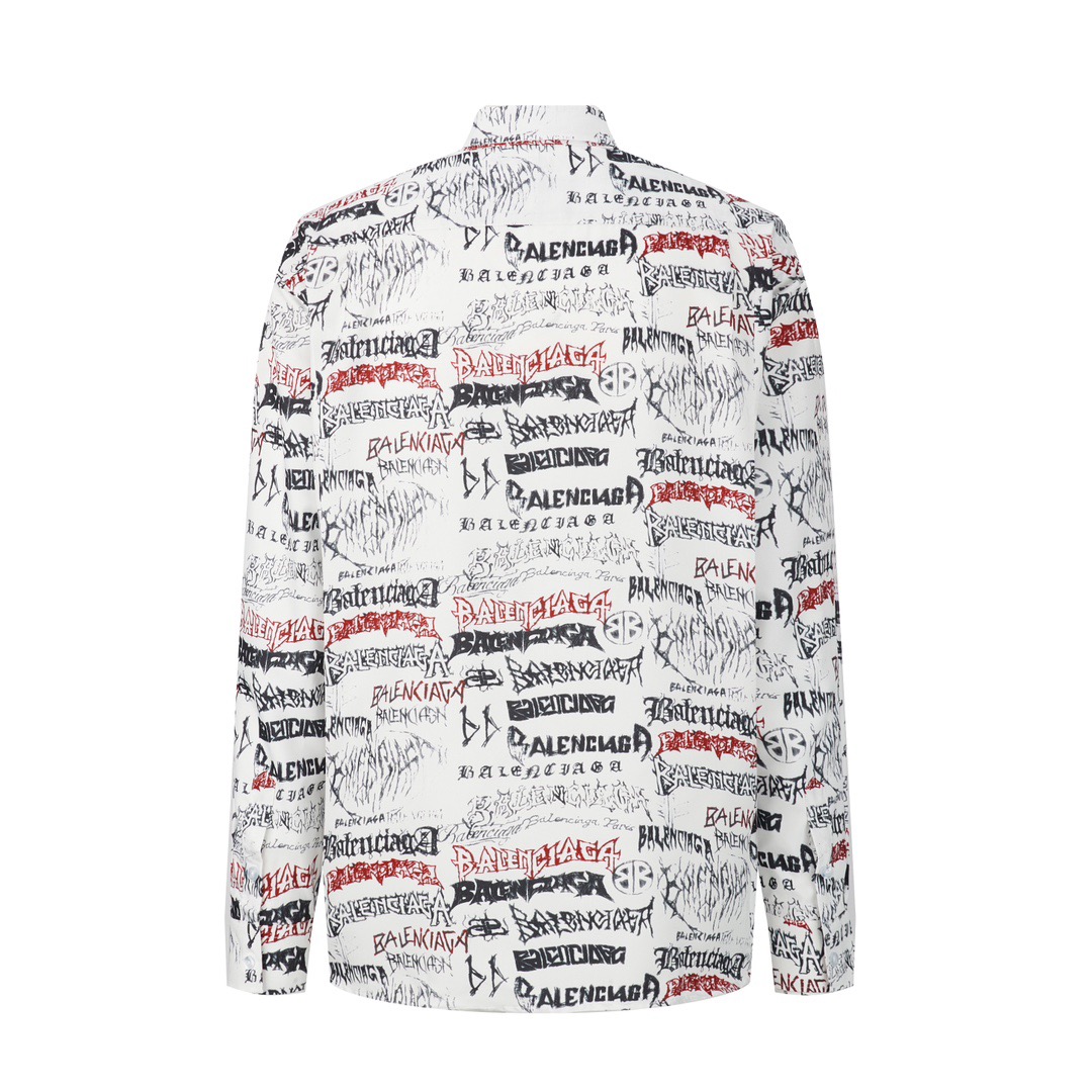 BA Full printed graffiti long sleeved shirt