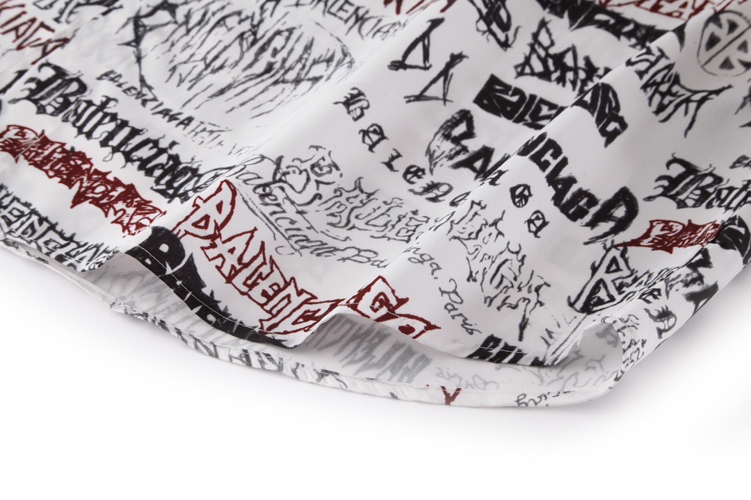 BA Full printed graffiti long sleeved shirt